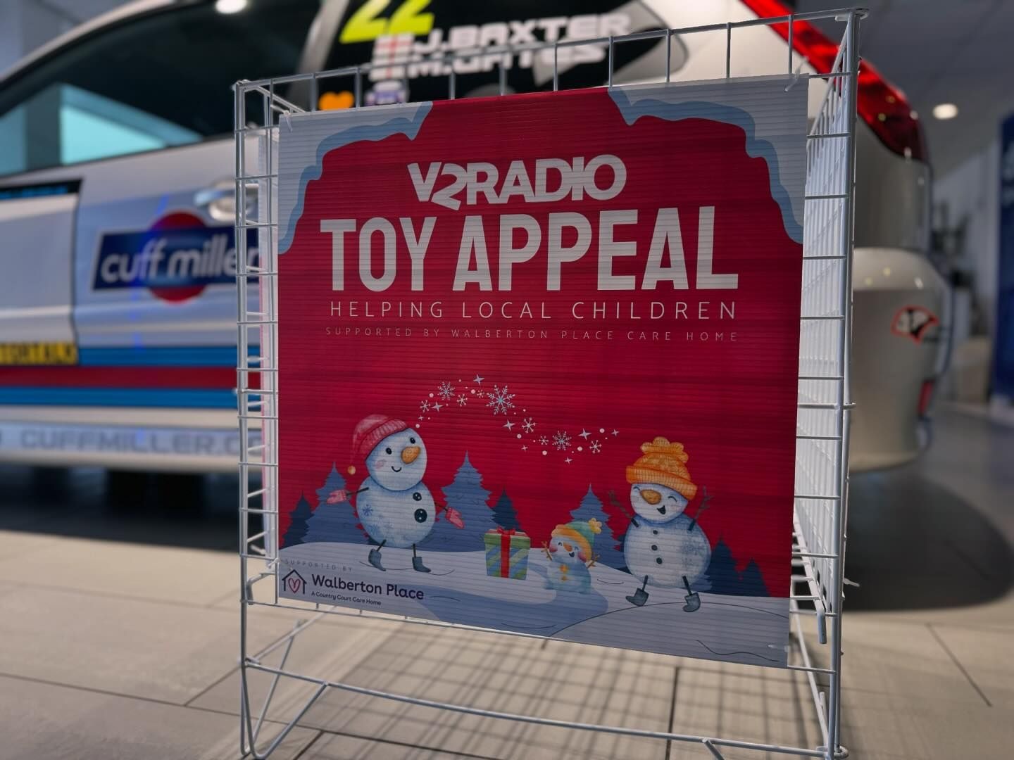 V2 Radio Christmas Toy Appeal at Cuff Miller